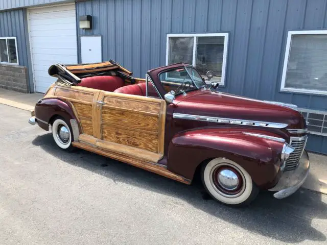 1941 chevrolet woody convertible full custom sbc auto trans west coast 1970's