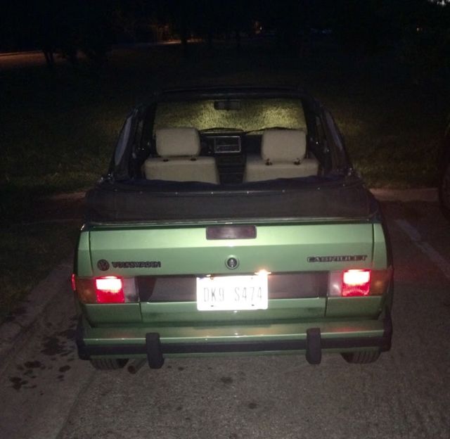 1987 volkswagen cabriolet