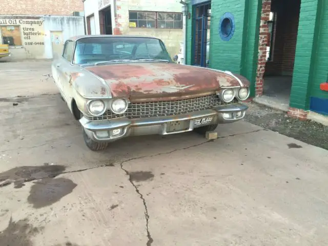 1960 gold cadillac coupe deville; project vehicle; good shape; solid restoration