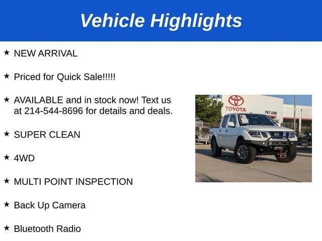 2019 nissan frontier pro-4x