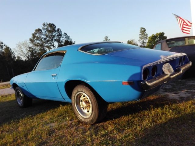 chevrolet camaro 1973 very solid project car h code engine