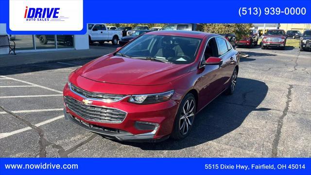 2018 chevrolet malibu lt