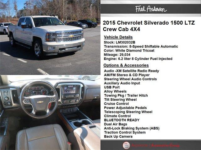 used 2015 chevrolet silverado 1500 ltz asheville, nc 28806 for sale in asheville, north carolina