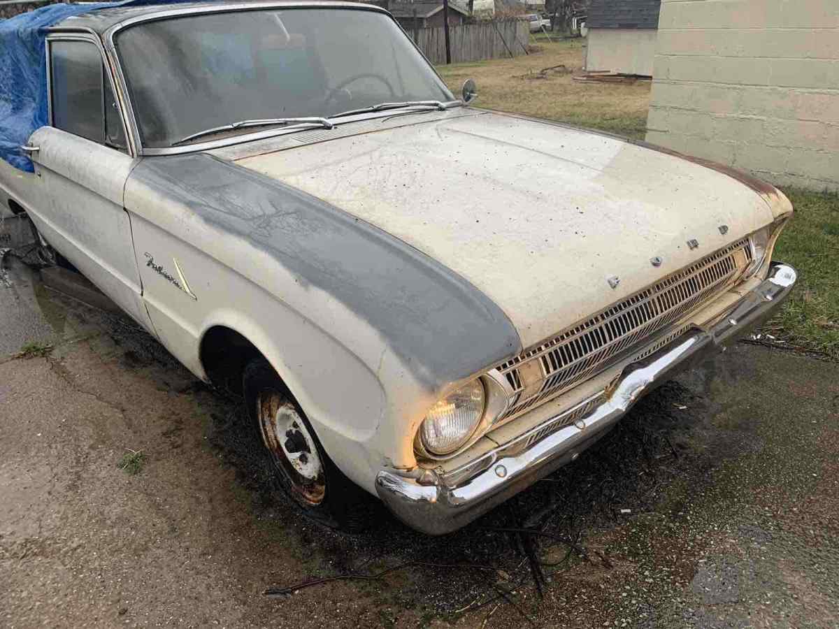 1961 ford falcon 2 door station wagon white fwd automatic