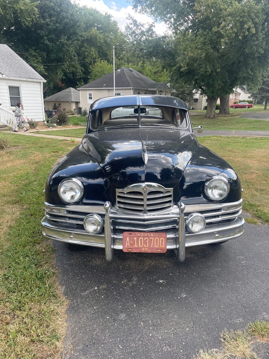 1949 packard super eight coupe blue rwd manual