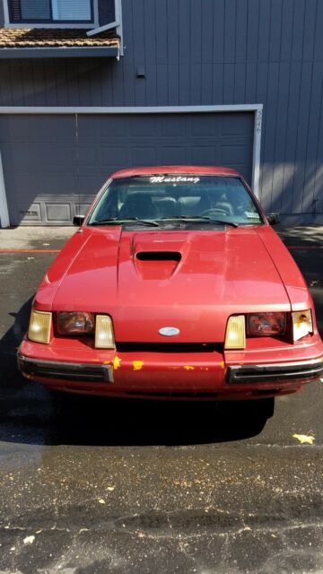 1984 mustang svo, turbo charged 4 cyl. limited edition performance car