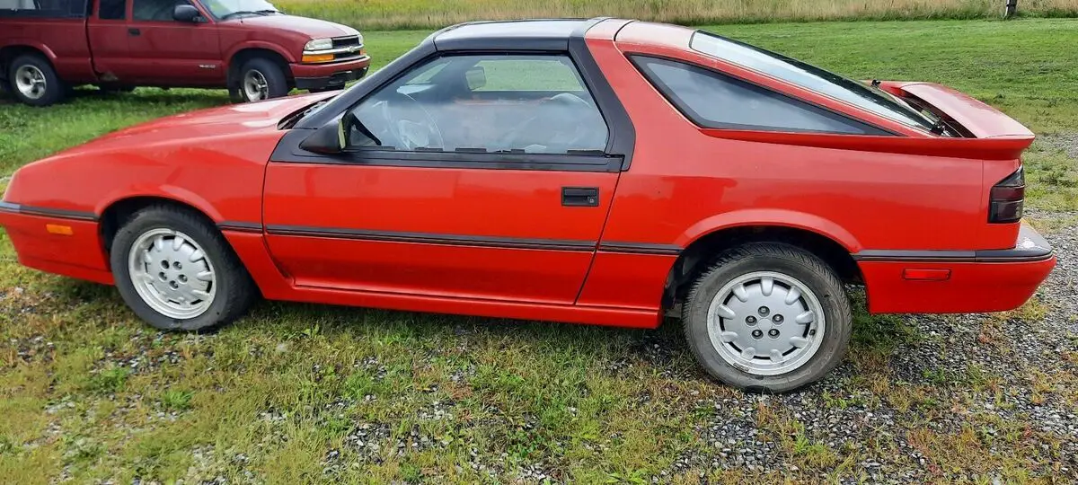 1988 dodge daytona hatchback red fwd manual pacifica