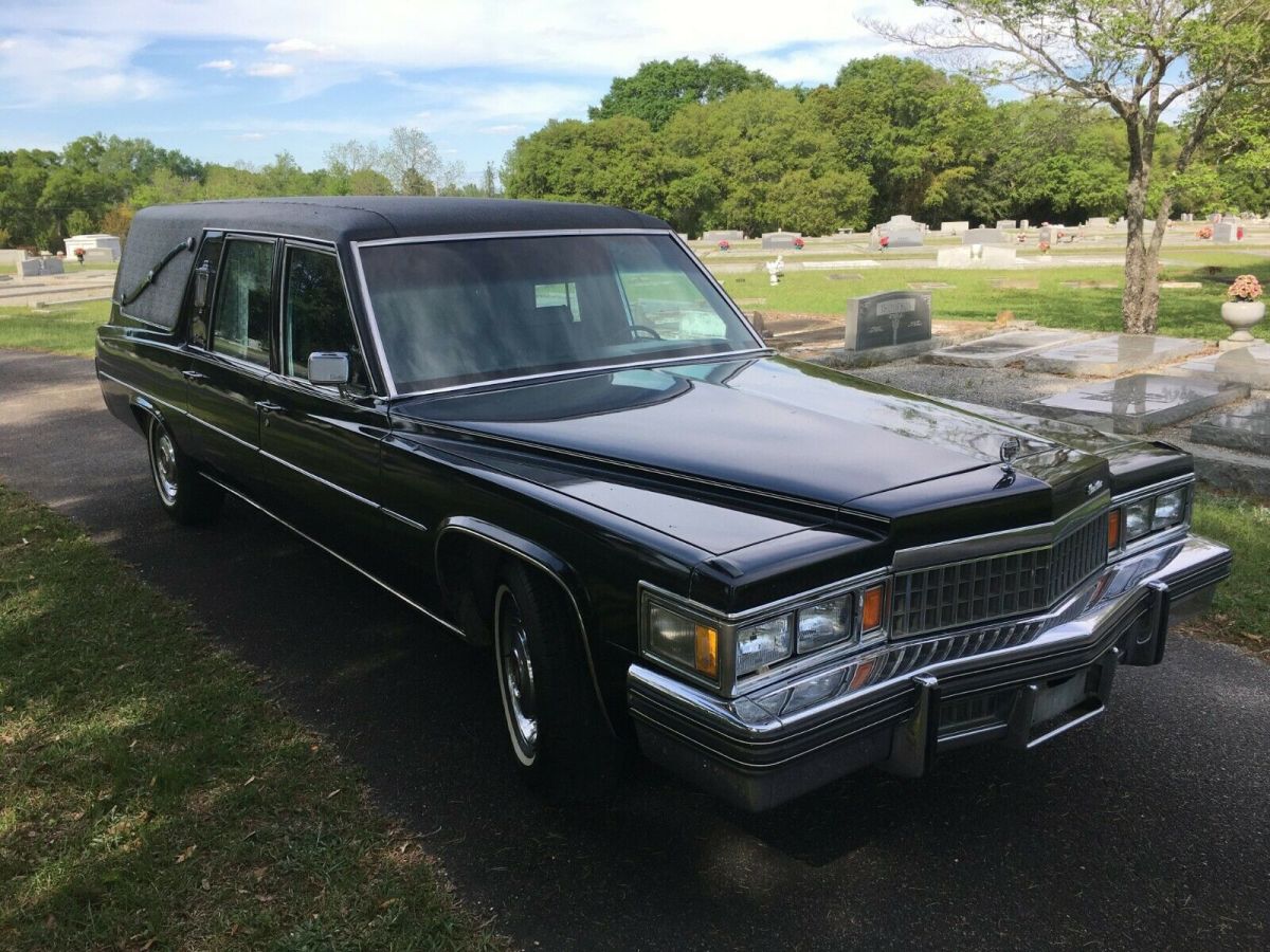 1978 cadillac s&s victoria fleetwood funeral coach hearse. spectacular!