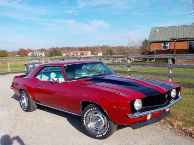 1969 chevrolet camaro z28, 302 dz, 4 sp, 25k act. miles on title, newly restored
