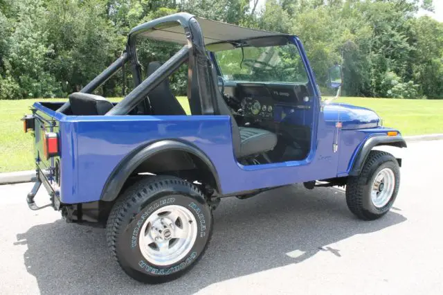 1986 jeep cj7 4x4 * low miles rare 5 speed wide trac fresh restoration all new