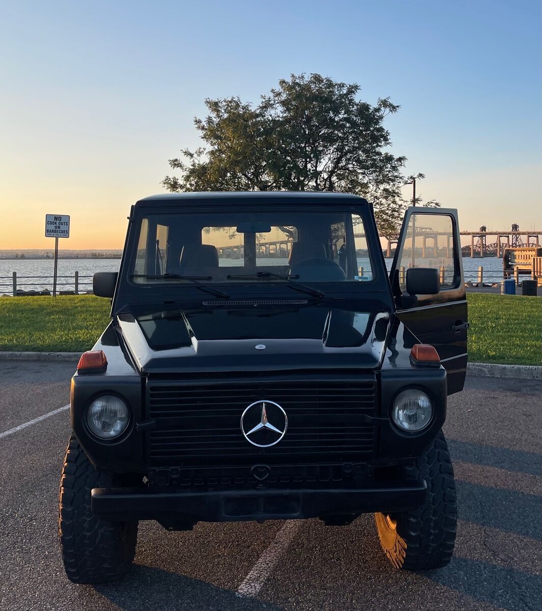 1980 mercedes-benz g-class suv black 4wd manual g wagon