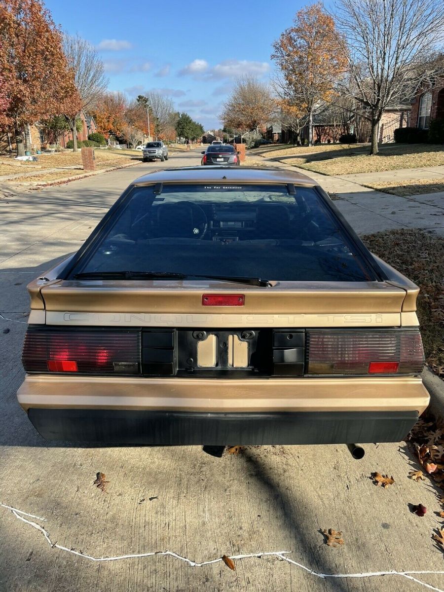 1987 chrysler conquest hatchback brown rwd manual