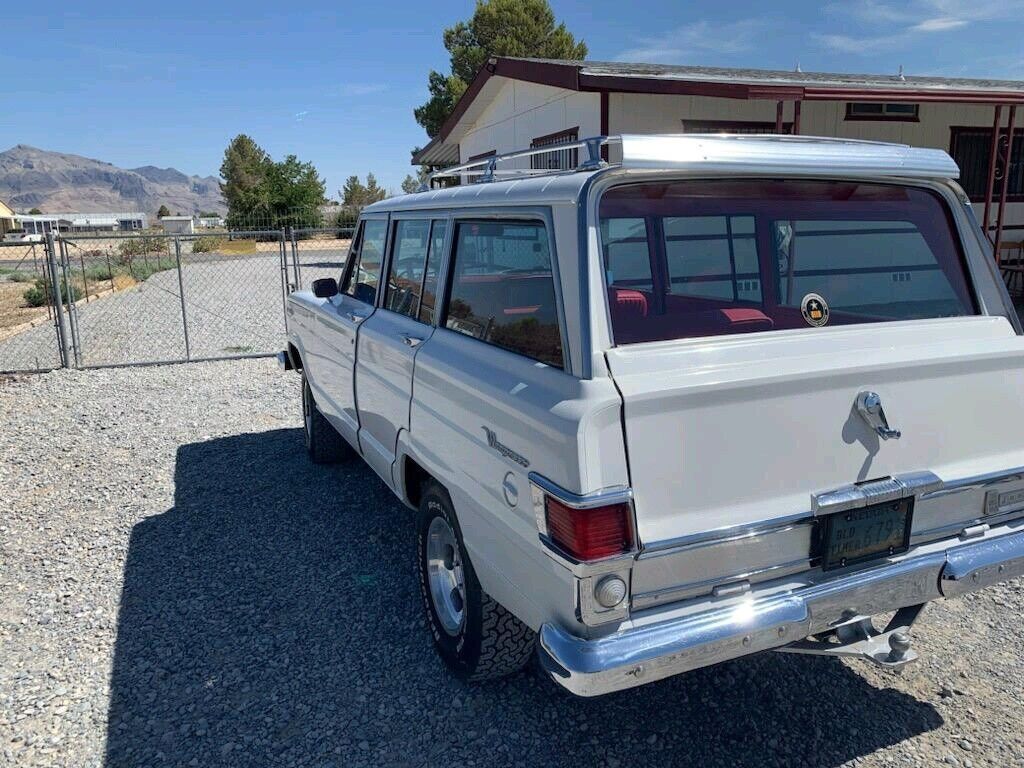 1968 jeep wagoneer wagon white 4wd automatic special order
