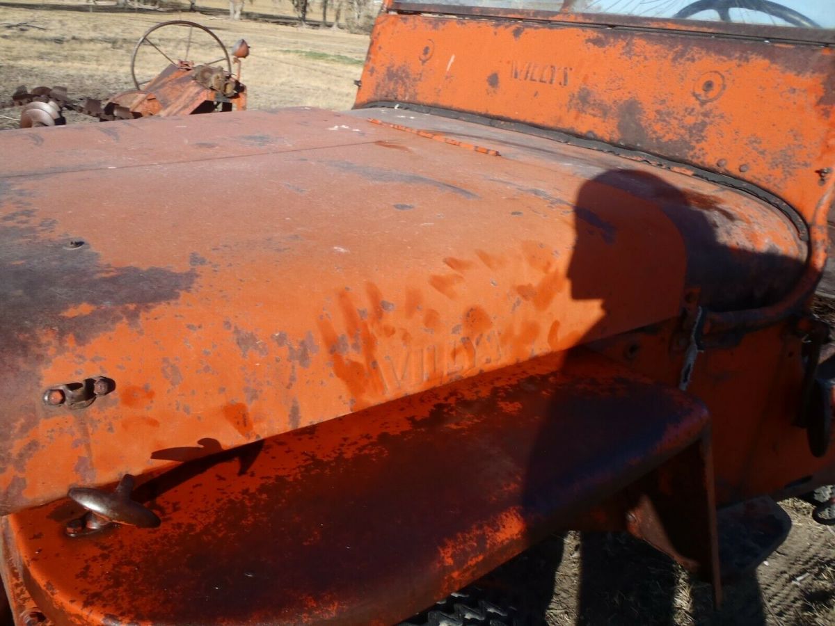 1948 ?? willys jeep cj2a w a trench trencher w frt weight novo governor