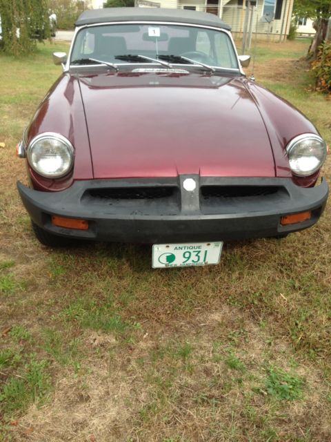 1975 mgb roadster 50th anniversary model