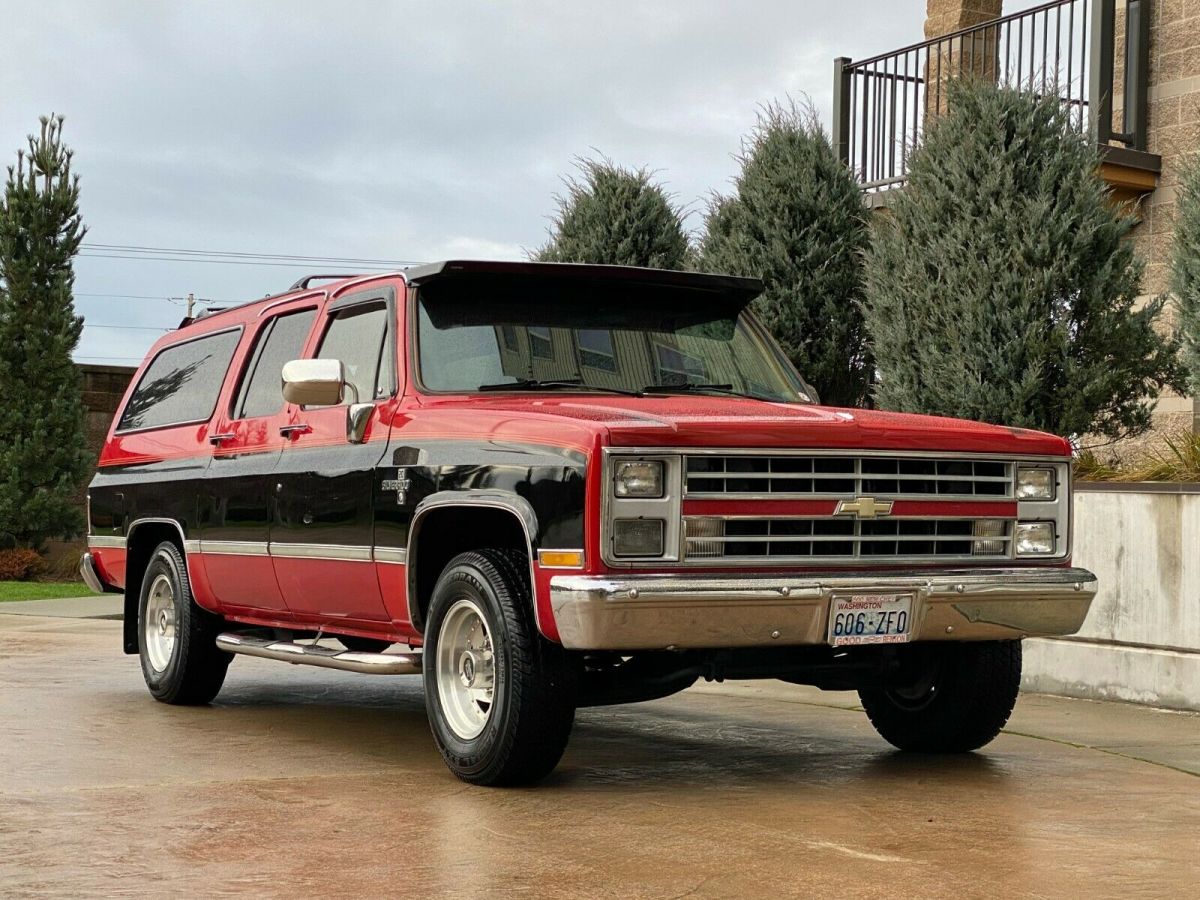 1986 chevrolet suburban 2500 silverado 454 100% rust free worldwide no reserve