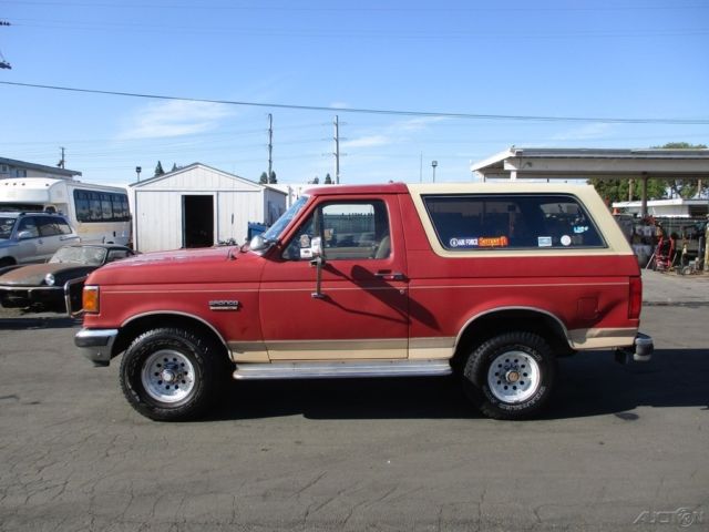 1991 ford bronco xlt used 5.8l v8 16v automatic no reserve