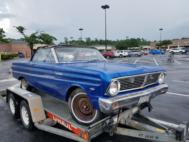 ford falcon futura convertible 1965 - factory v8 car, manual car - project car