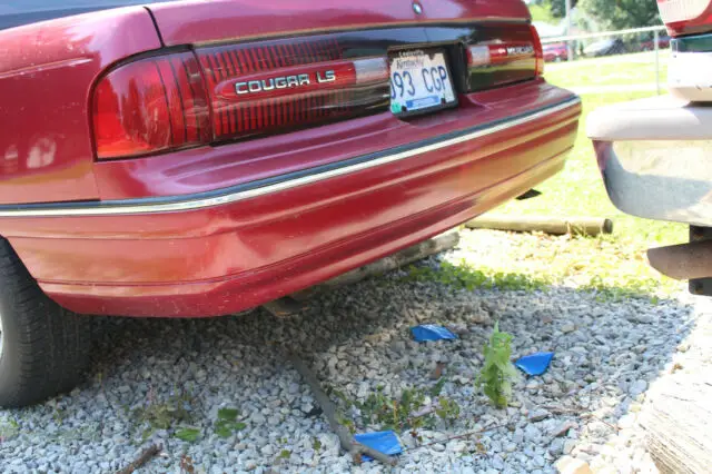 1991 mecury cougar ls 76000 original miles red on red rust proofing zbart