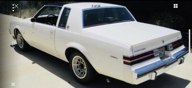 1987 buick regal limited t-type t-top