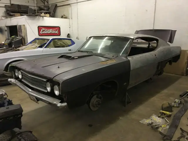 1969 ford cobra big block fairlane torino 428 scj 4 speed tach 391 traction lok