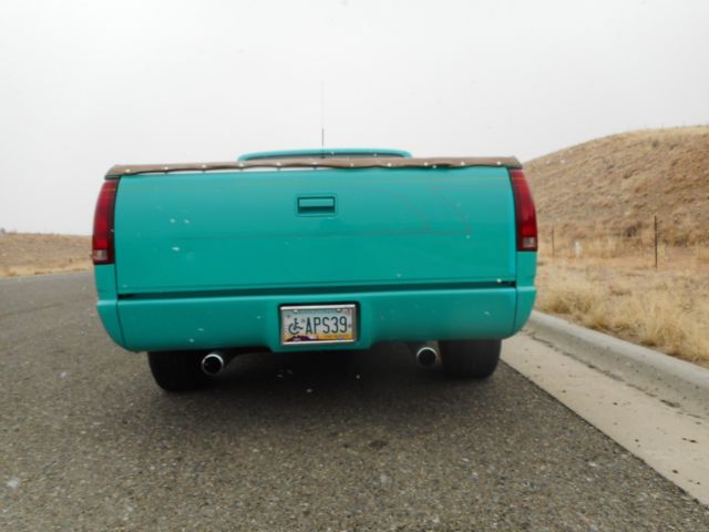 1991 chevy chevrolet 1500 extended cab truck green