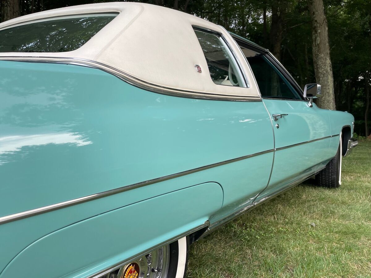 1976 cadillac deville coupe coupe green rwd automatic coupe deville