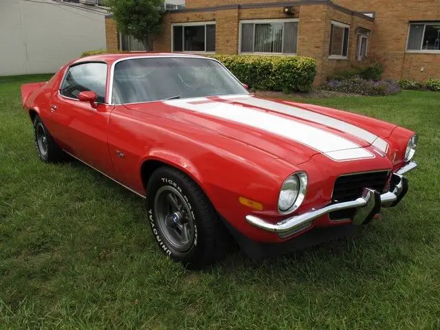 1973 chevrolet camaro z28 60614 miles red 2 door 8 cylinder automatic