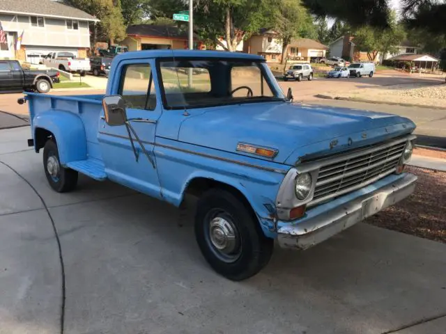 1968 ford f350 flareside stepside f100 f250 1 ton barn find no reserve