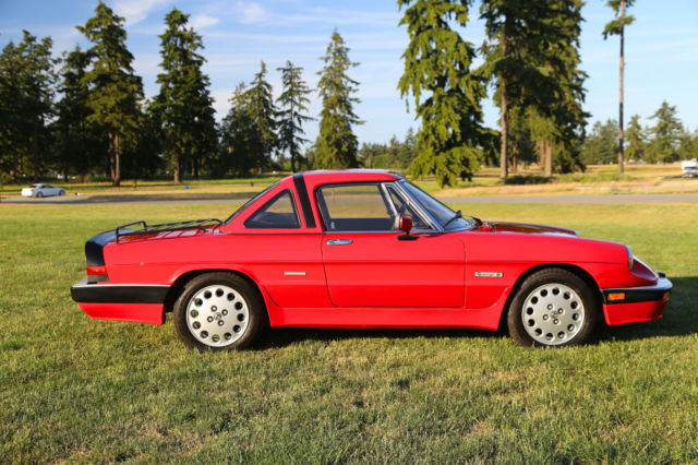 1986 alfa romeo spider quadrifoglio 24,000 miles hard top