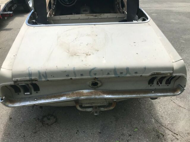 1968 mustang convertible project car deluxe interior