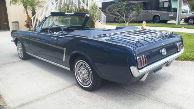 19641/2 ford mustang convertible **true 641/2 d code** no reserve ( 1965-1966 )