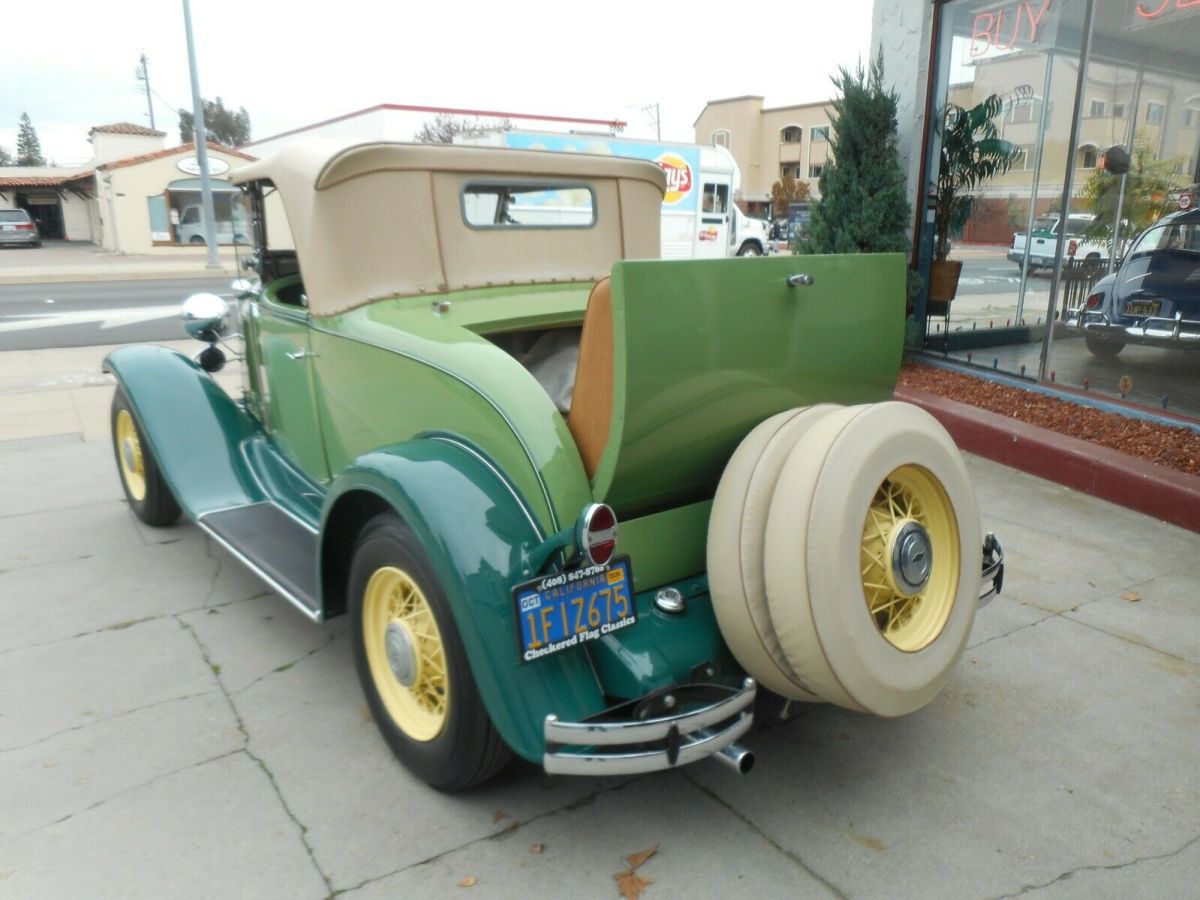 restored to stock sport roadster, california car all its life