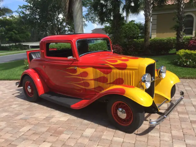 a real 1932 ford 3 window coupe