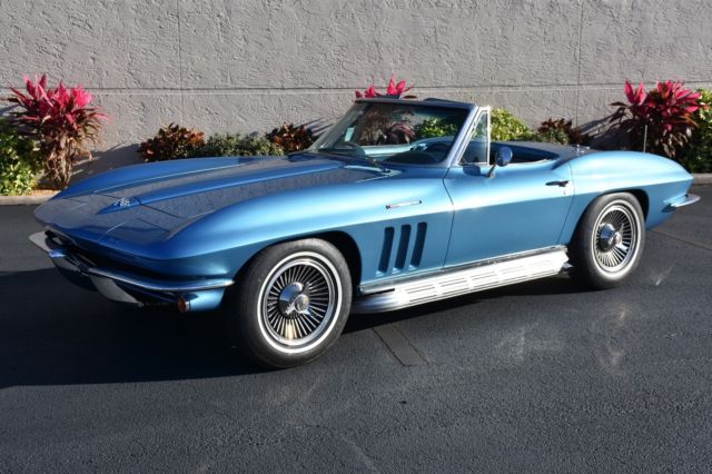 1965 chevrolet corvette fuelie, 375hp, 4 speed, 1 of 771