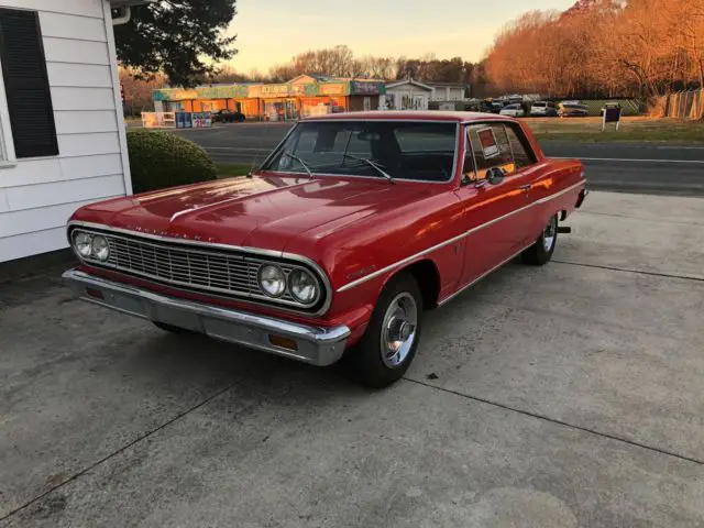 1964 chevrolet chevelle malibu twodoor hardtop 283 v8, automatic, power steering