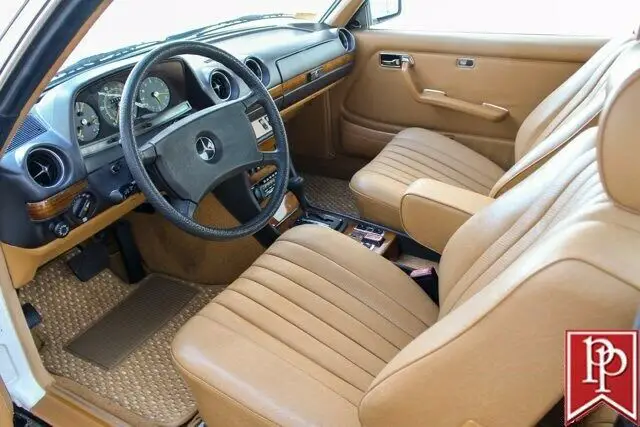 1981 mercedes-benz 300cd coupe 61283 miles classic white