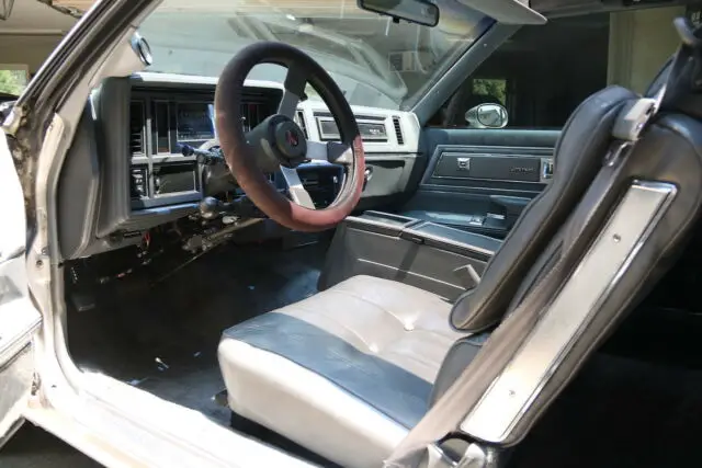 1987 buick regal t-top t-type column shift 145 speedo leather interior rare