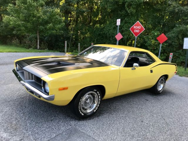 1972 plymouth barracuda 440 nicely restored 1800 miles on rebuild