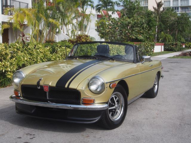 mgb 1974 roadster chrome bumppers, manual 4 speed