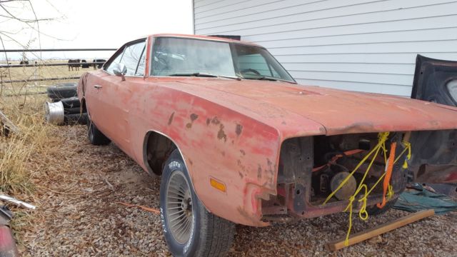 1969 dodge charger project car general lee no reserve