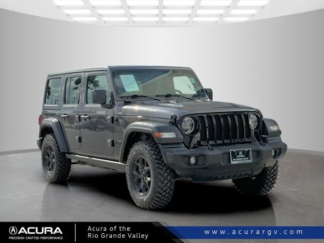 used 2020 jeep wrangler unlimited willys