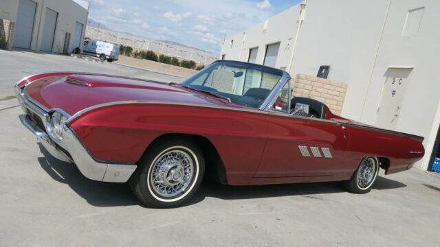 1963 ford thunderbird speedster convertible 390 z code west coast car!