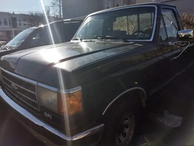 1989 ford f-150 s reg. cab short bed 2wd 5-speed manual 0 miles blue 4.9l l6 oh