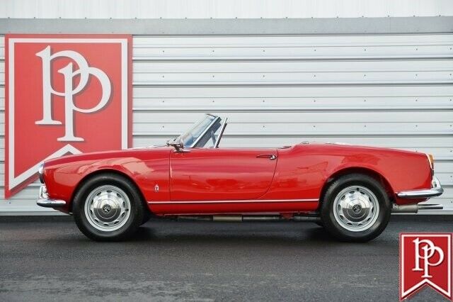 1962 alfa romeo giulietta spider 0 rosso