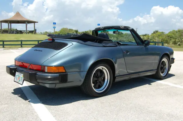 1987 porsche 911 carrera cabriolet 60k miles g50 fuchs rims fresh major service
