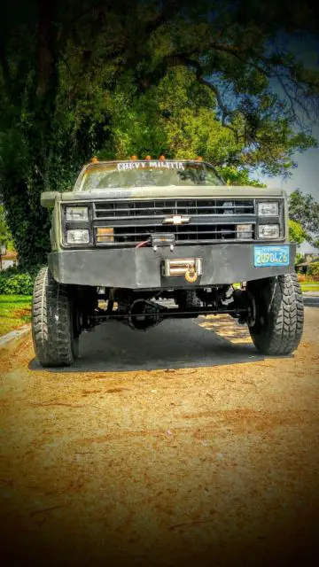 1986 chevy k30 crew cab 4x4 square body truck