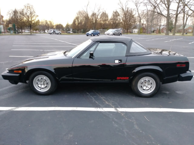1980 triumph tr7 california spider special edition rare efi, high gloss black