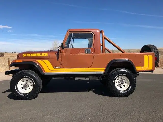 1982 scrambler cj-8 from central texas copper brown metallic nice patina look