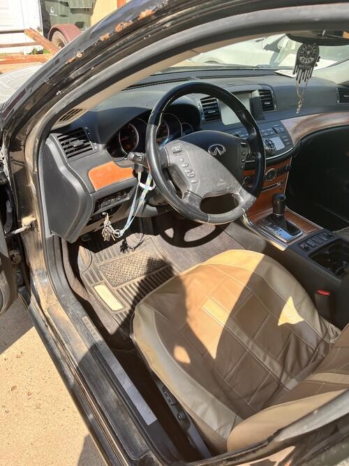 infinity m35x its a great car has brought me anywhere i have to go without any iss